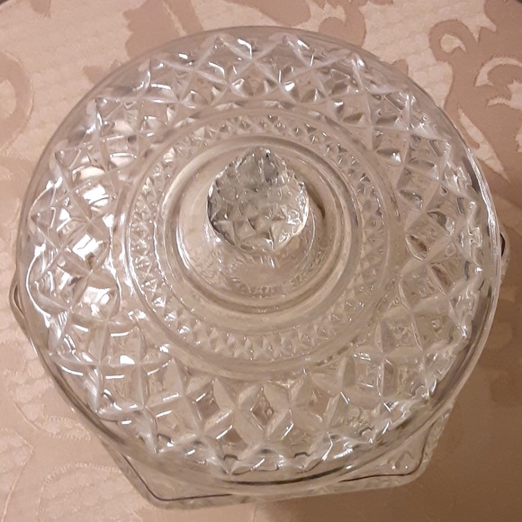 Clear Glass Cookie/Decorative Jar with Lid - Picture 3 of 8